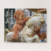 Carousel met Teddy Bear Legpuzzel (Horizontaal)