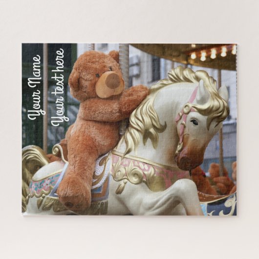 Carousel met Teddy Bear Legpuzzel (Horizontaal)