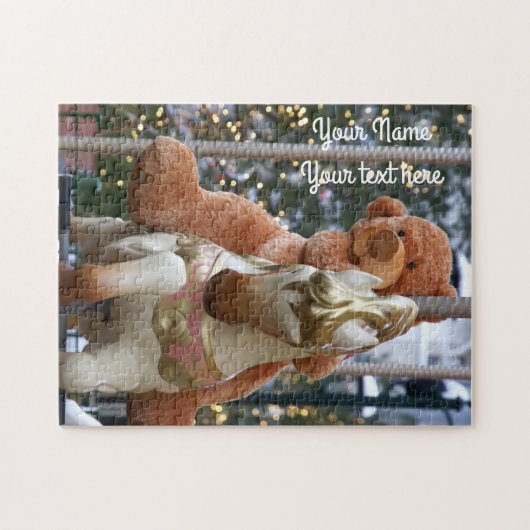 Carousel met Teddy Bear Legpuzzel (Horizontaal)