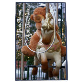 Carousel met Teddy Bear Medium Cadeauzakje (Voorkant)