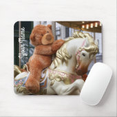 Carousel met Teddy Bear Mousepad Muismat (Met muis)