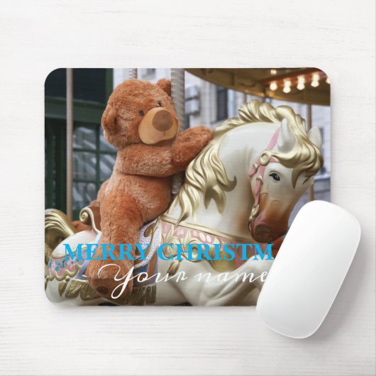 Carousel met Teddy Bear Muismat (Met muis)