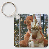Carousel met Teddy Bear Sleutelhanger (Voorkant)