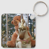 Carousel met Teddy Bear Sleutelhanger (Achterkant)