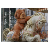 Carousel met Teddy Bear Snijplank (Voorkant)
