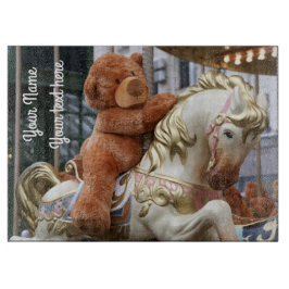 Carousel met Teddy Bear Snijplank