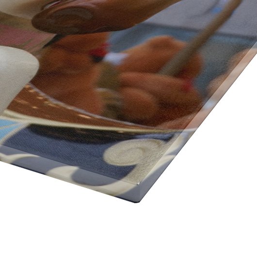 Carousel met Teddy Bear Snijplank (Hoek)