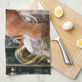 Carousel met Teddy Bear Theedoek (Quarter Fold)