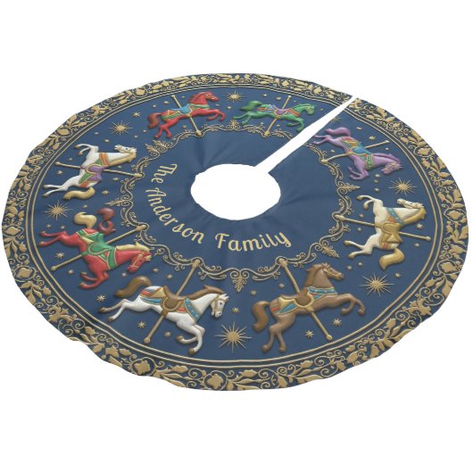 Carousel of Christmas Dreams Kerstboom Rok (Gekanteld)