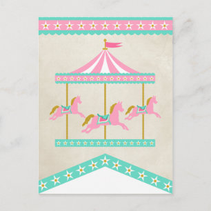 Carousel Pennant Banner Spacer Briefkaart