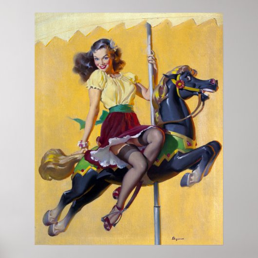 Carousel Pin Up Poster (Voorkant)