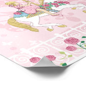 Carousel Pony Girls Room Poster (Hoek)