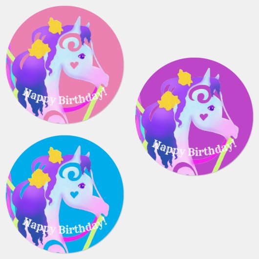 Carousel Pony Labels (Groep)