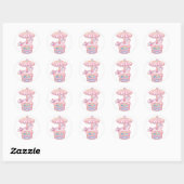 Carousel Pony Ronde Sticker (Vel)