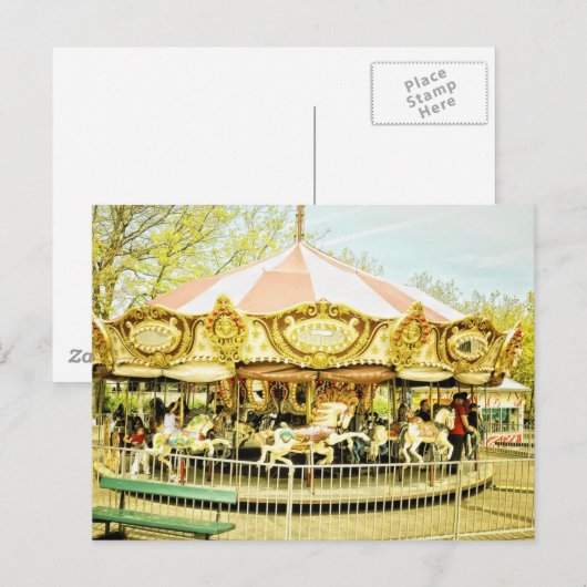 Carousel Post Card Briefkaart (Voorkant / Achterkant)