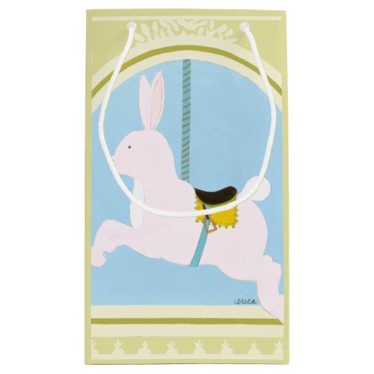 Carousel Rabbit van June Erica Vess Klein Cadeauzakje (Achterkant)