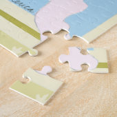 Carousel Rabbit van June Erica Vess Legpuzzel (Zijkant)