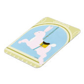 Carousel Rabbit van June Erica Vess Magneet (Linkerzijde)