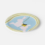 Carousel Rabbit van June Erica Vess Papieren Bordje (Gekanteld)