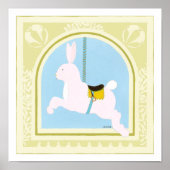 Carousel Rabbit van June Erica Vess Poster (Voorkant)