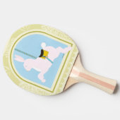 Carousel Rabbit van June Erica Vess Tafeltennisbatje (Zijkant)
