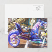 Carousel Seahorse Briefkaart (Voorkant / Achterkant)