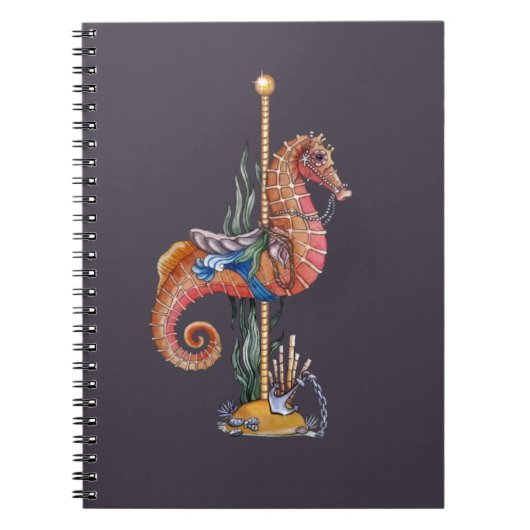 Carousel Seahorse Notitieboek (Voorkant)