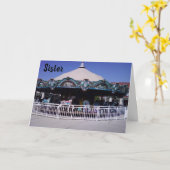 "CAROUSEL" SISTER MEMORIES ON YOUR BIRTHDAY KAART (Gele Bloem)