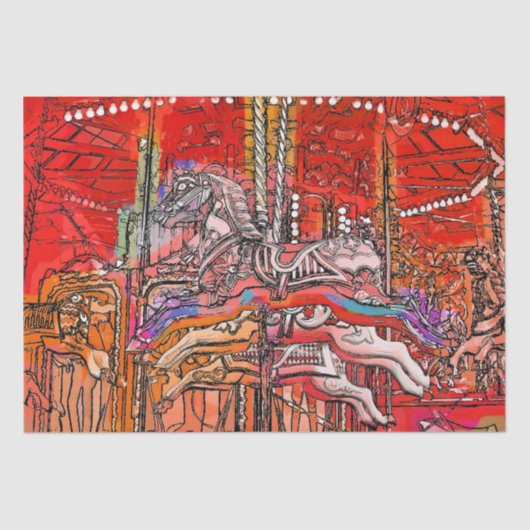 CAROUSEL TISSUEPAPIER (Voorkant)