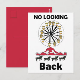 Carouselrit zonder achterom te kijken Inspirerend Briefkaart