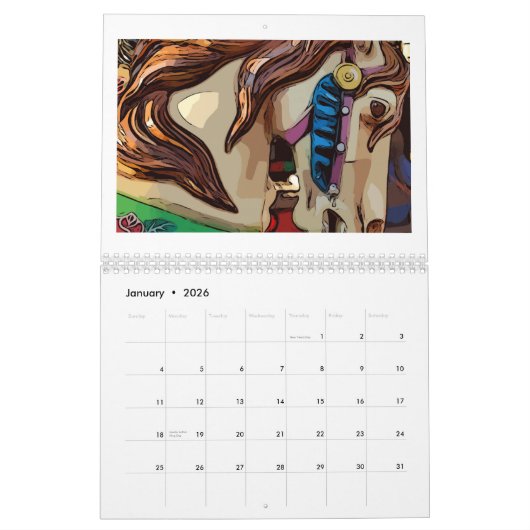 Carousels 2026 Kalender (Jan 2026)