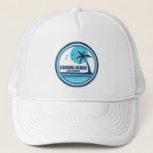 Carova Beach North Carolina Palmboom Vogels Trucker Pet (Voorkant)