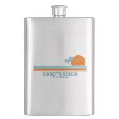 Carova Beach North Carolina Sun Palm Trees Flacon (Voorkant)