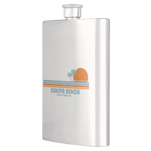 Carova Beach North Carolina Sun Palm Trees Flacon (Links)