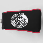 Carp en golf golfheadcover (Voorkant)