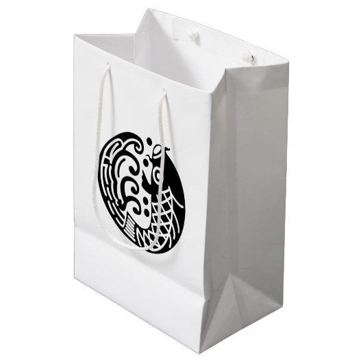 Carp en golf medium cadeauzakje (Voorkant Gekanteld)