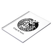 Carp en golf notitieboek (Linkerzijde)