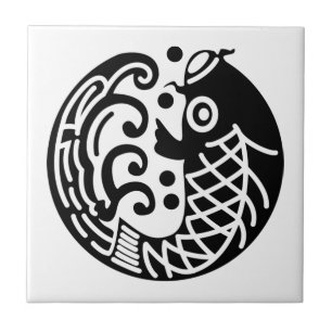 Carp en golf tegeltje