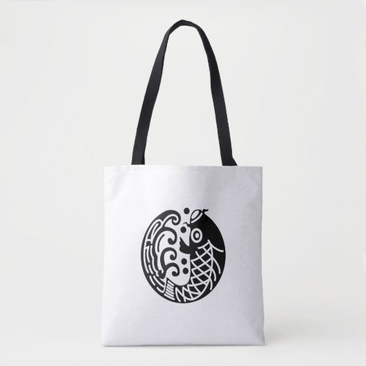 Carp en golf tote bag (Voorkant)