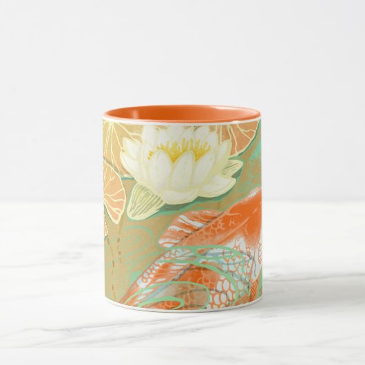 Carp Koi Fish Water Lily Pond Combo Mok (Midden)