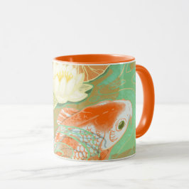 Carp Koi Fish Water Lily Pond Combo Mok