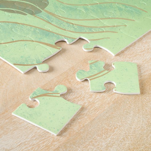 Carp Koi Fish Water Lily Pond Puzzle Legpuzzel (Zijkant)