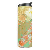 Carp Koi Fish Water Lily Pond Thermal Tumbler Thermosbeker (Gedraaid links)
