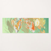 Carp Koi Fish Water Lily Pond Yoga Mat (Voorkant (horizontaal))