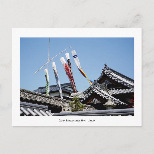 Carp Streamers: Hagi, Japan Briefkaart (Voorkant)