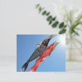 Carp Streamers (Koinobori): Tokio, Japan Briefkaart (Staand voorkant)