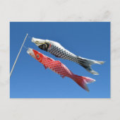 Carp Streamers (Koinobori): Tokio, Japan Briefkaart (Voorkant)