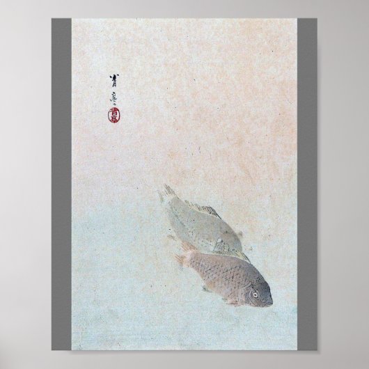 Carp, Watanabe Seitei Poster (Voorkant)