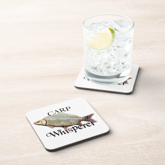 Carp Whisperer Bier Onderzetter (Rechterzijde)