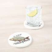 Carp Whisperer Zandsteen Onderzetter (Zijkant)